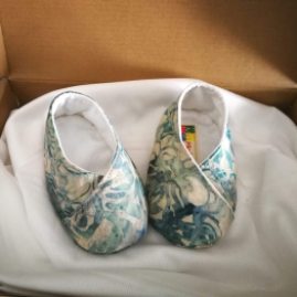 scarpine neonato modello unico azzurre